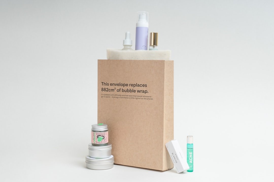 Photo sustainable skincare packaging